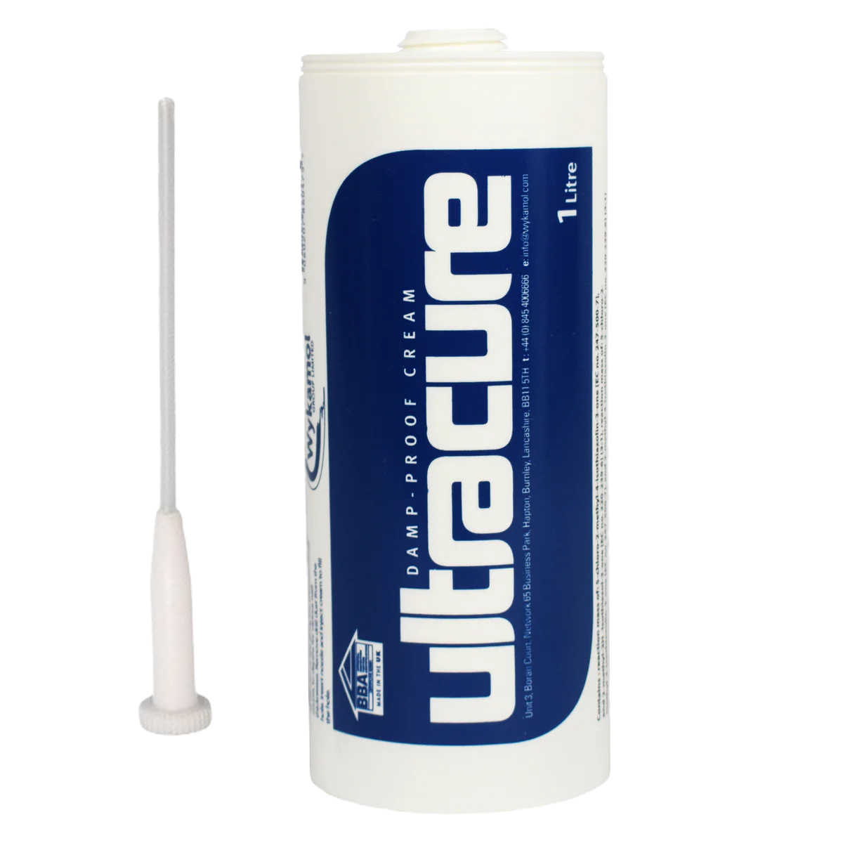 Ultracure 1 L with Nozzle – Clean, Fast Damp Proof Cream Kit with Nozzle