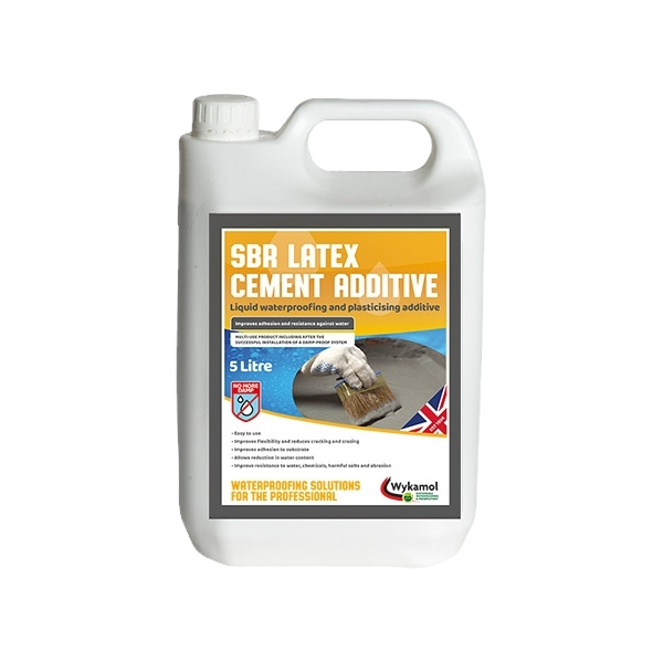 SBR Latex 5 L – Cement Bonding & Waterproofing Additive for Renders & Mortars