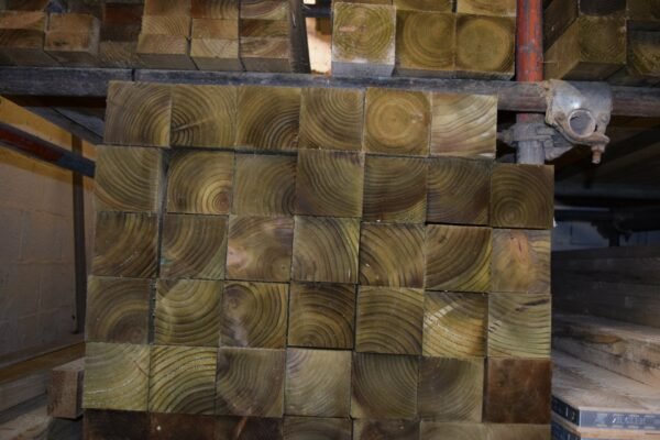 Treated Timber Fence Posts 75mm X 75mm (3"X 3") - sclmatador.co.uk